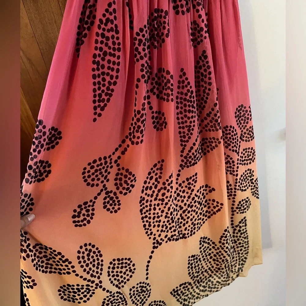 Anthropologie Verb by Pallavi Singhee V-Neck Ombre Maxi Dress - Picture 6 of 8